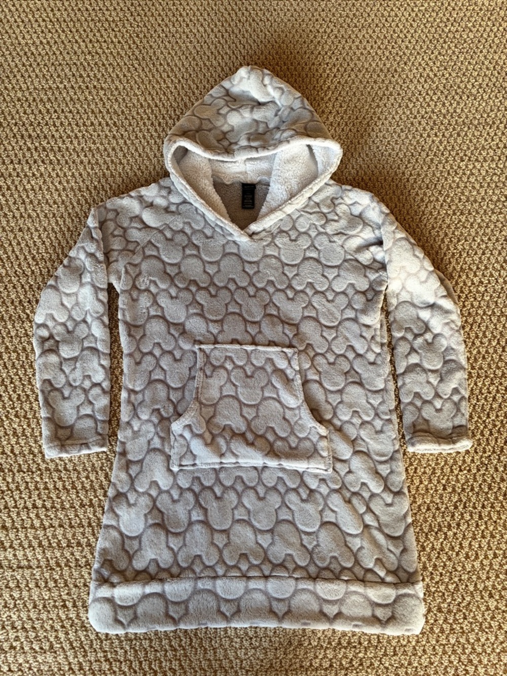 Disney Loungewear Plush Faux Fur Hoodie Medium